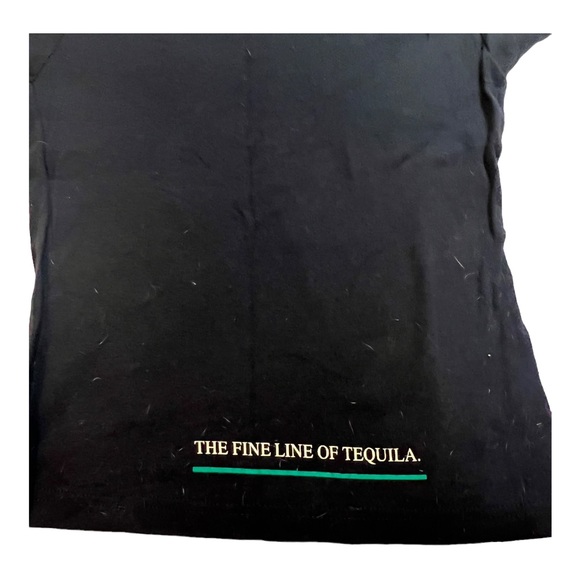 | hornitos | Vintage Women’s 90’s Black The Fine Line of Tequila T-shirt LG - Picture 6 of 6